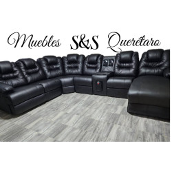 Salas de lujo con reclinables,salas tipo cinema, sala negra premium