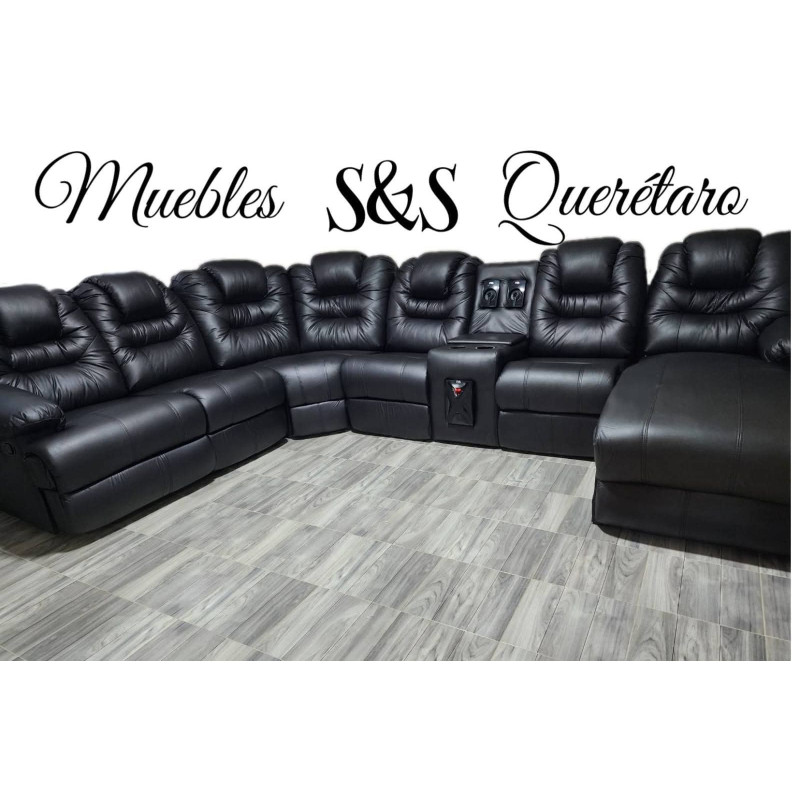 Salas de lujo con reclinables,salas tipo cinema, sala negra premium