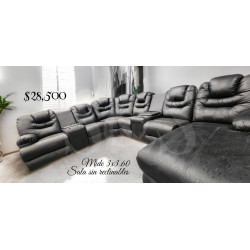 Salas de lujo ,salas tipo cinema, sala negra premium, salas con portavasos