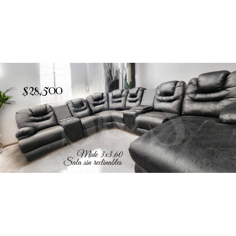 Salas de lujo ,salas tipo cinema, sala negra premium, salas con portavasos