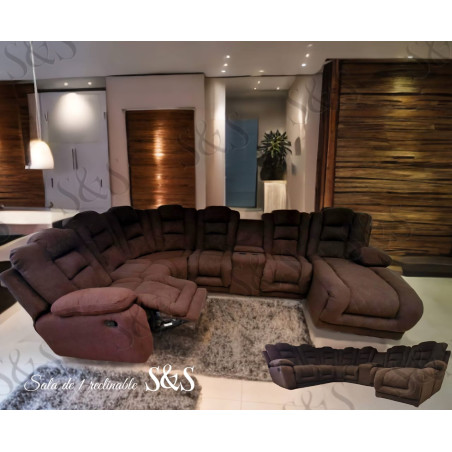 Salas de lujo tipo cinema-envíos a todo México-salas modernistas-salas